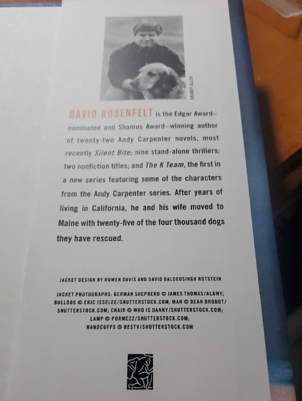 Animal Instinct Hardcover Book by David Rosenfelt - Blue Cover